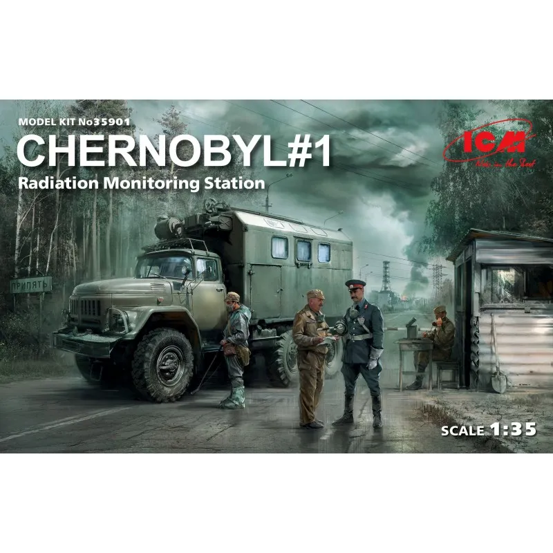 Tchernobyl 1 : ZiL-131KShM et point de contrôle. ICM 35901