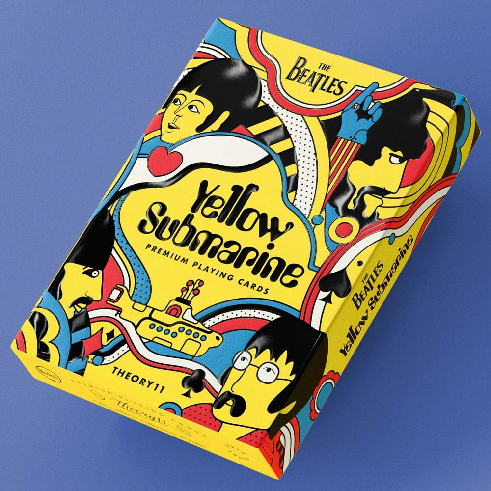 The beatles jeu de cartes à jouer yellow submarine
