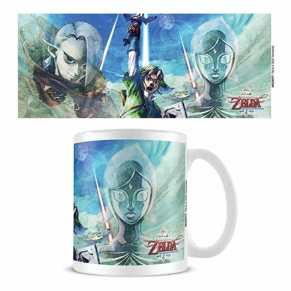 The legend of zelda - mug - 315 ml - skyward sword trio