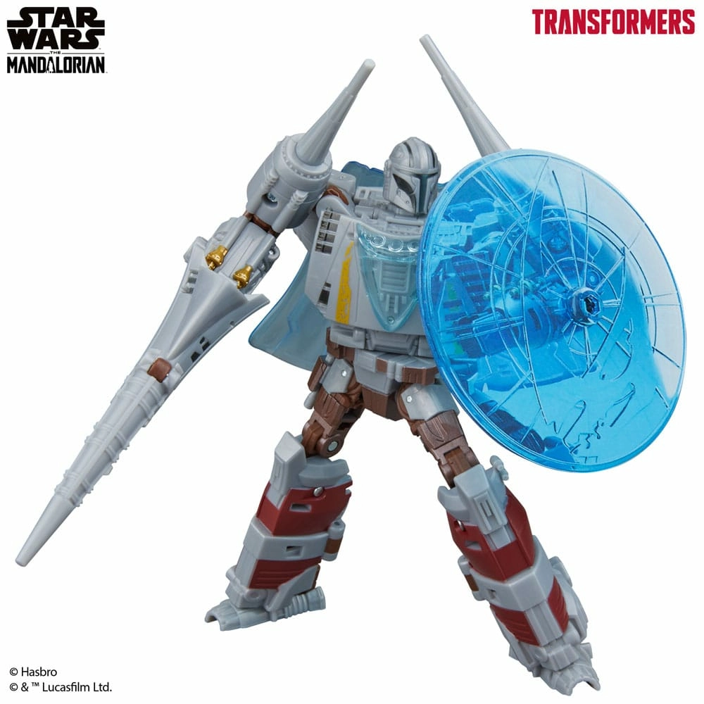The mandalorian / n-1 starfighter transformer fig. 19 cm star wars: the mandalorian x transformers collaborative