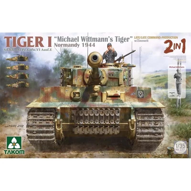 Tiger I, celui de Michael Wittmann. TAKOM 2201