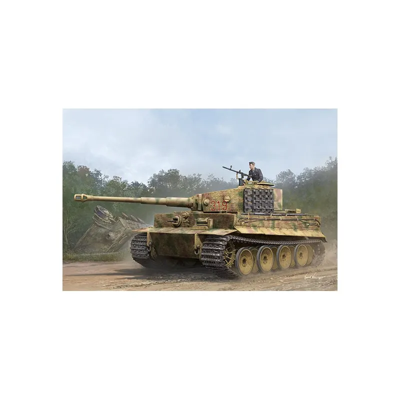 Tiger I avec Zimmerit, production moyenne. TRUMPETER 09539