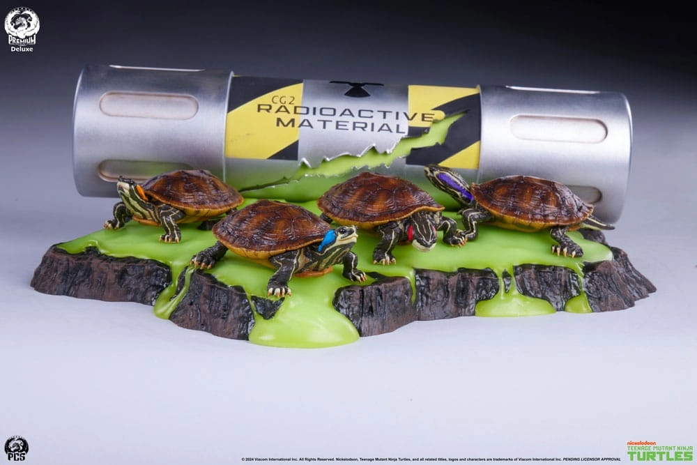 Tortues ninja diorama 1/1 origins 13 cm