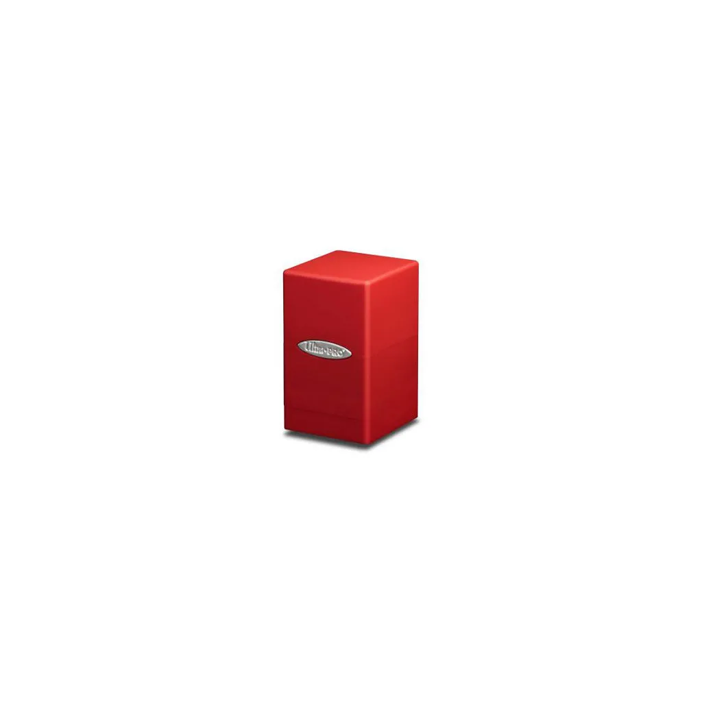 Boite Satin Rouge - Tower Deck Box