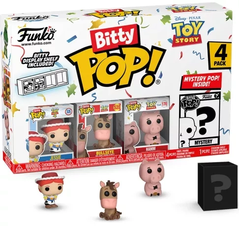 Toy story - bitty pop 4 pack 2.5cm - jessie