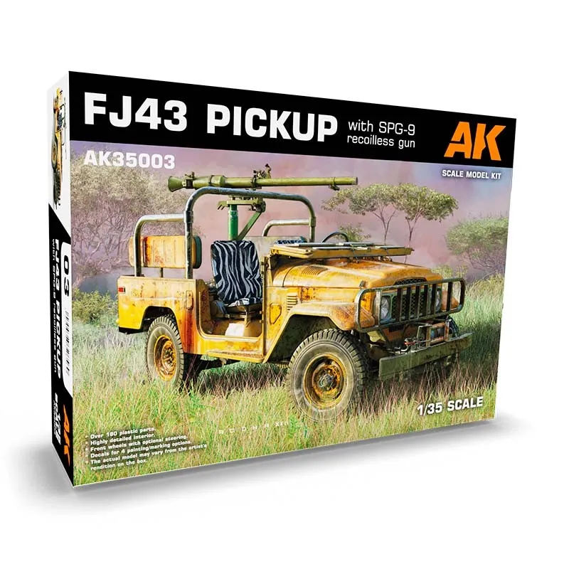 Toyota FJ43 SUV avec SPG-9. AK INTERACTIVE AK35003