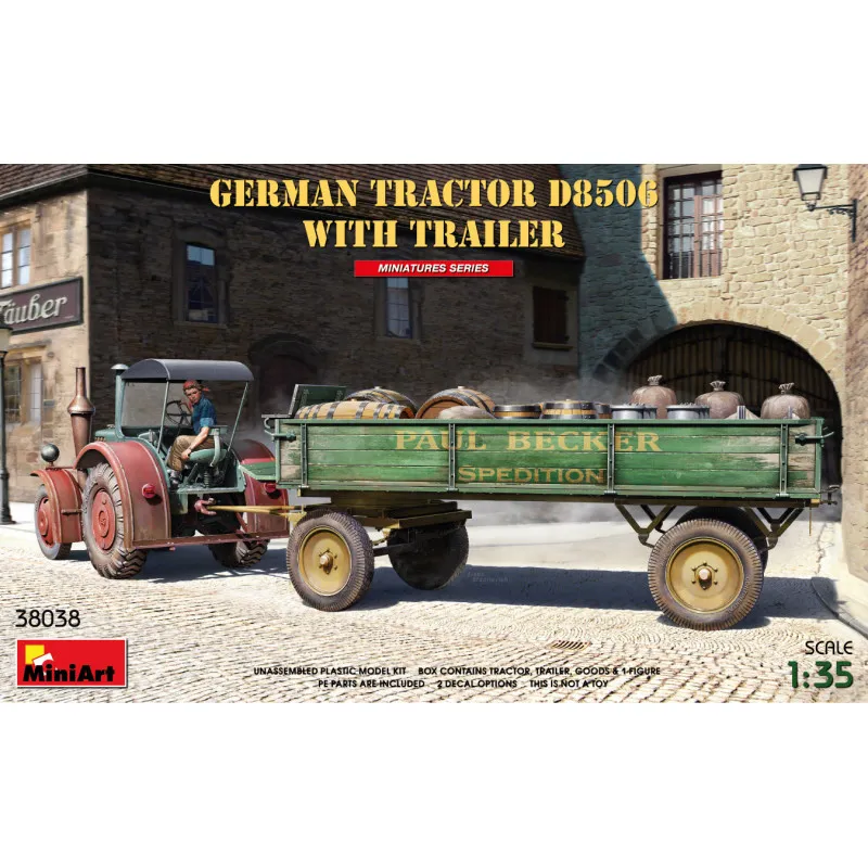 Tracteur allemand D8506. MINIART 38038