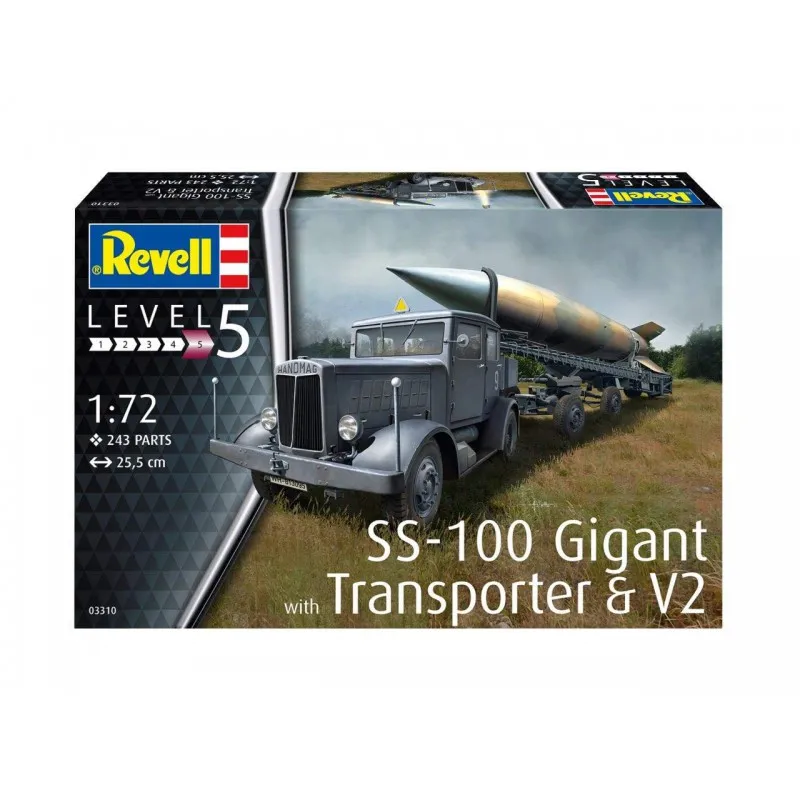 Tracteur Gigant SS-100 avec remorque et V2. REVELL 03310