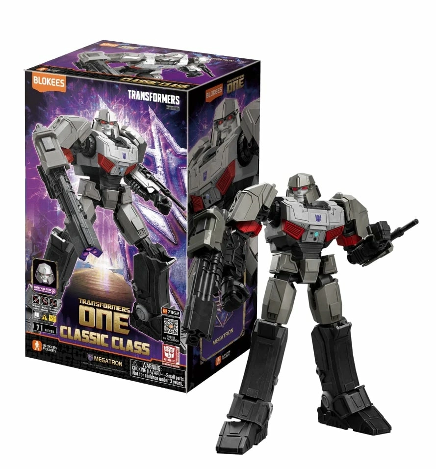 Transformers figurine plastic model kit blokees classic class 12 megatron