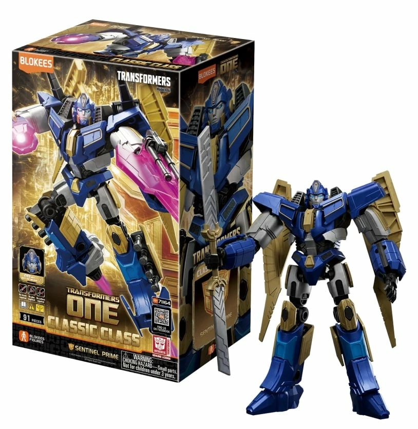 Transformers figurine plastic model kit blokees classic class 14 sentinel prime