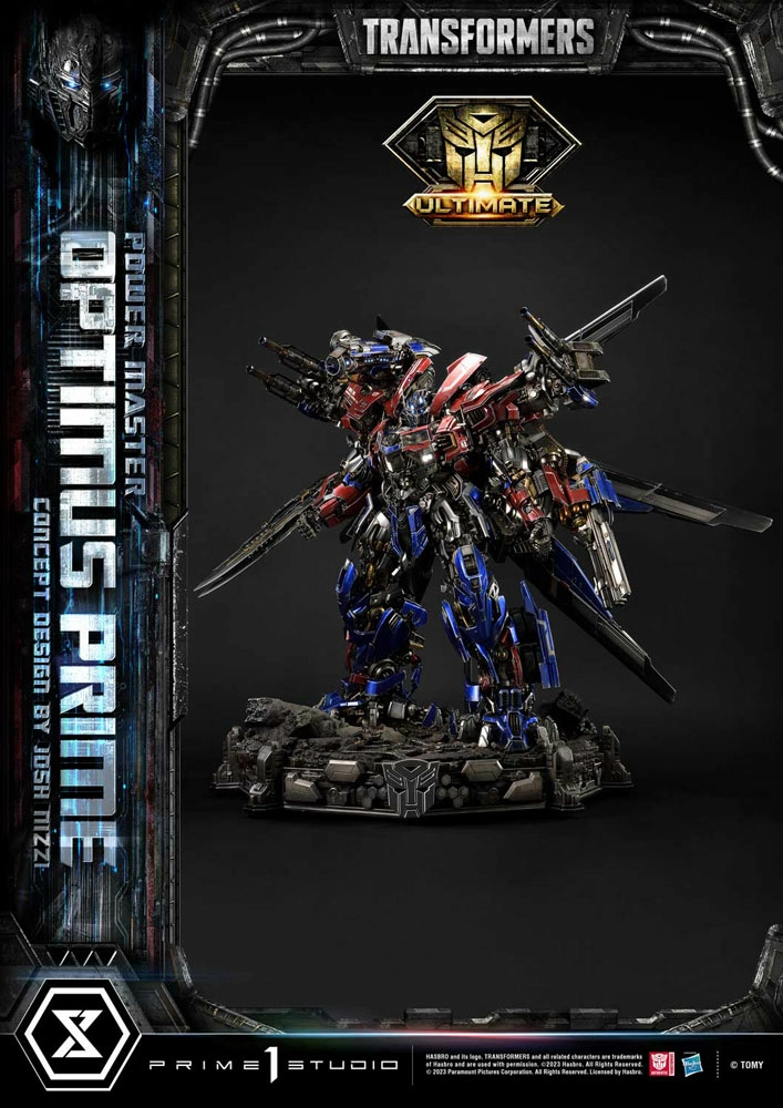 Transformers museum masterline statuette powermaster optimus prime concept by josh nizzi ultimate version 99 cm