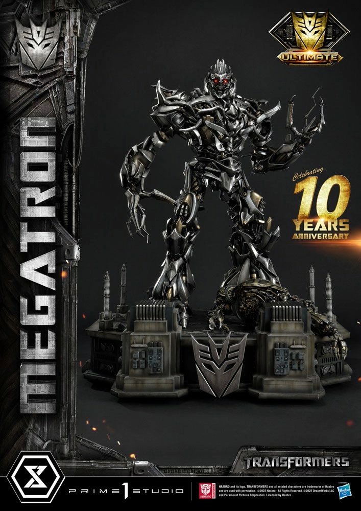 Transformers statuette museum masterline megatron ultimate bonus version 84 cm