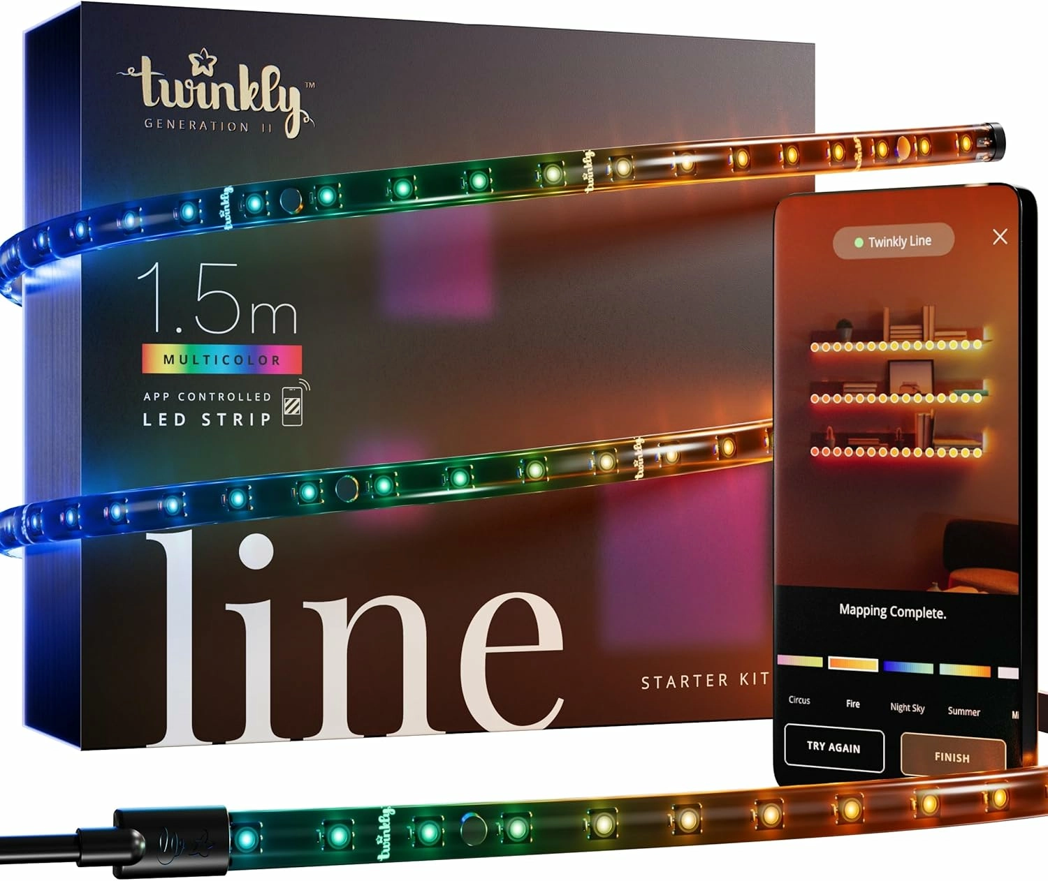 Twinkly line led light strip 1,5m usb-c