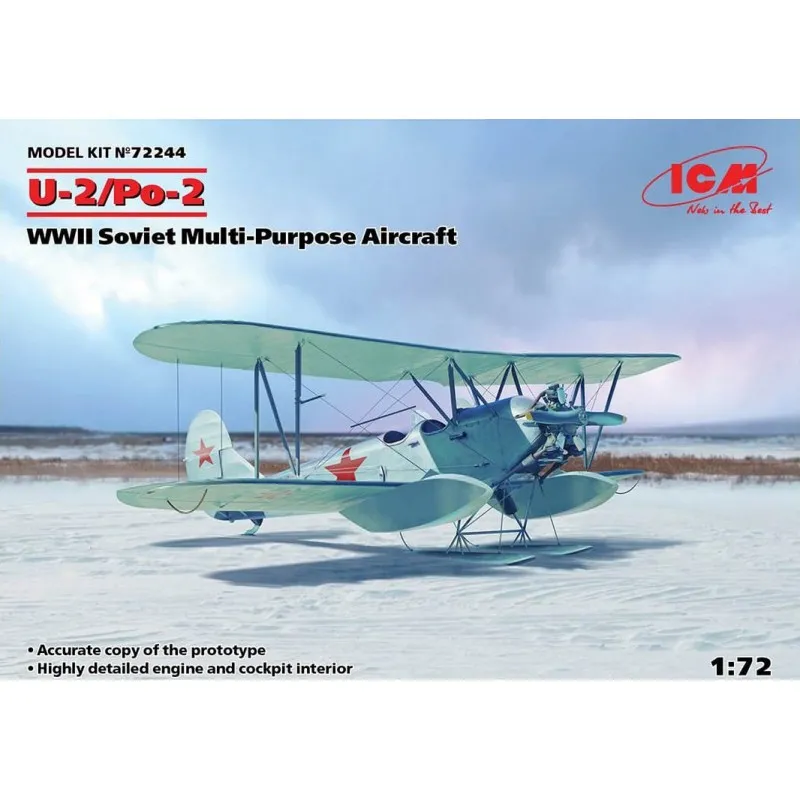 U-2/Po-2. Avion multirôle soviétique. ICM 72244
