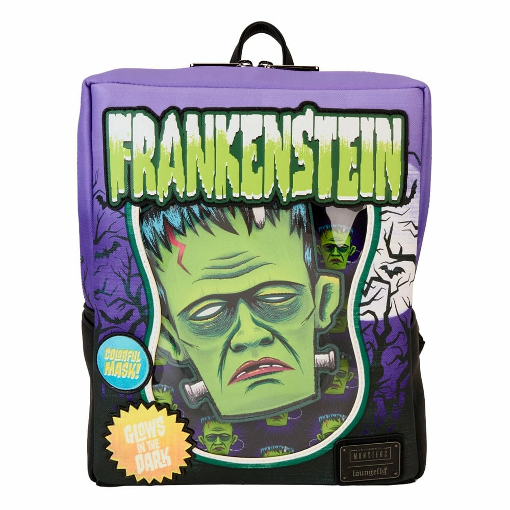 Universal monsters by loungefly sac à dos mini frankenstein neon mask
