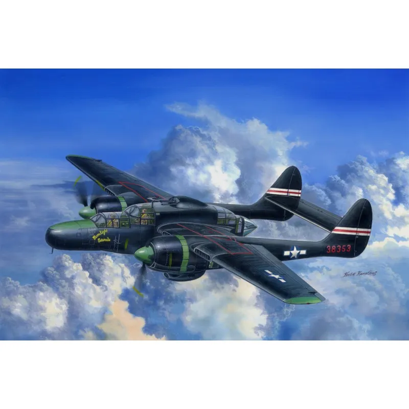 P-61C Black Widow des États-Unis. HOBBY BOSS 81732