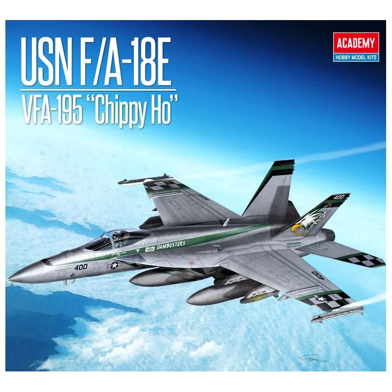 USN F/A-18E VFA-195 « Chippy Ho ». ACADEMY 12565