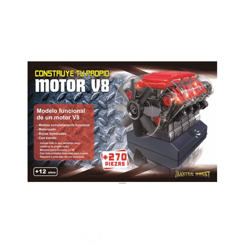 Moteur électrique V8. MASTER HOBBY MASTER HOBBY MHMOT