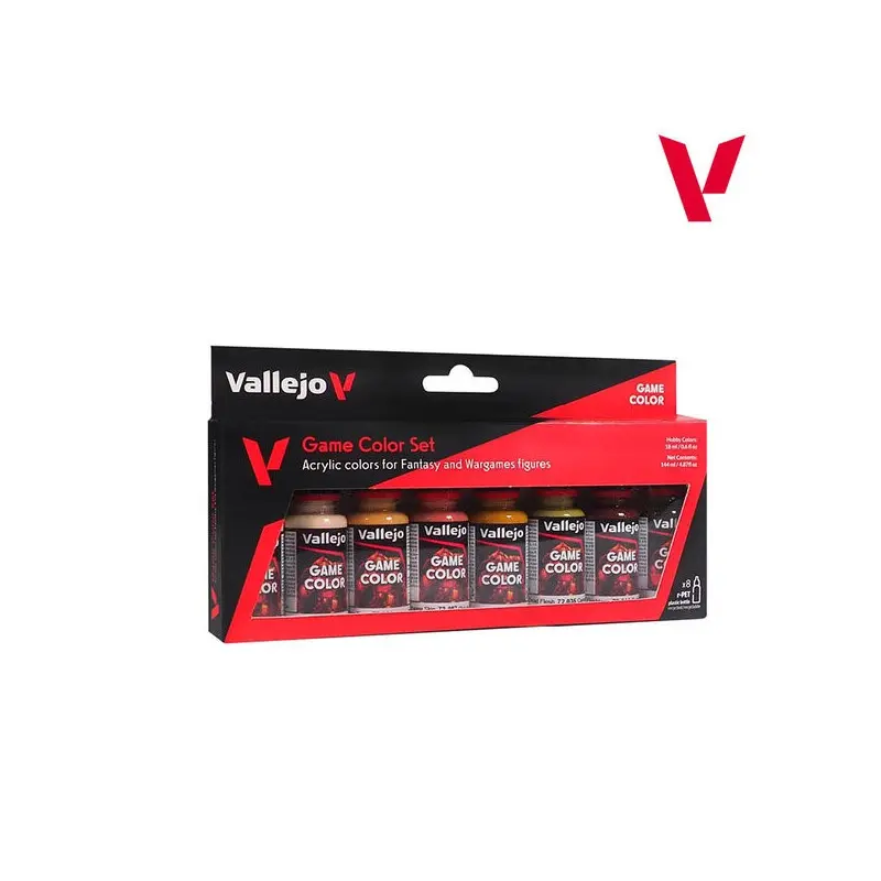 Vallejo Game Color 72.187 Coffret - Skin tones