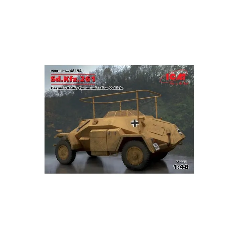 Véhicule de radiocommunication allemand Sd.Kfz 261. ICM 48194