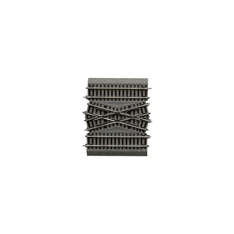 Section droite pour le franchissement. 15 degrés. ROCO 42598