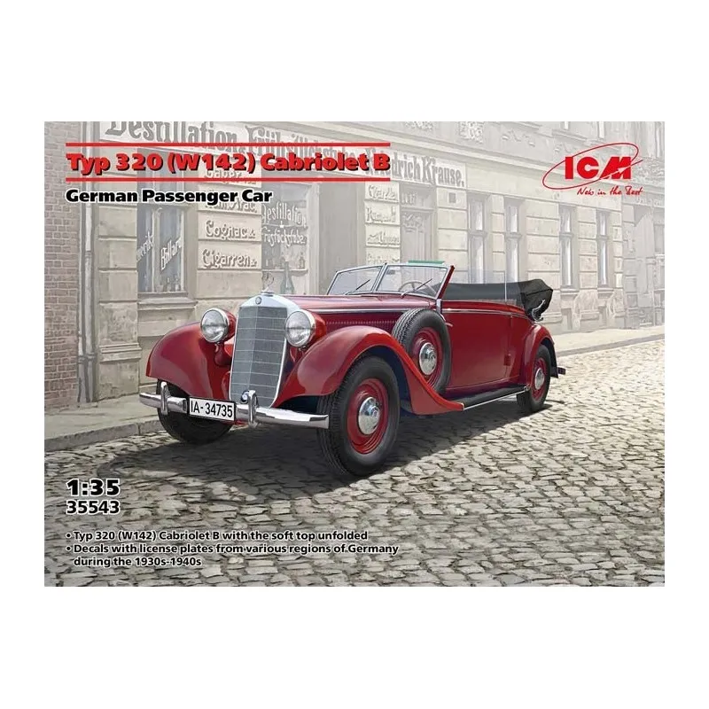 Voiture allemande « Cabriolet B ». ICM 35543