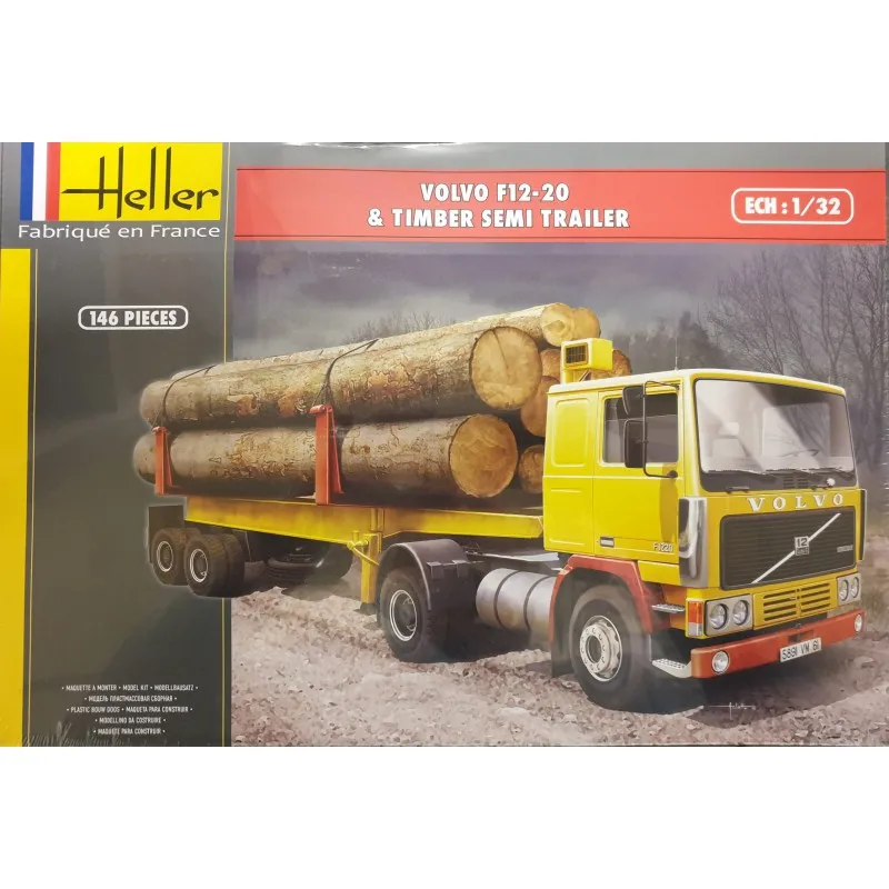 Volvo F12-20 avec semi-remorque HELLER 81704