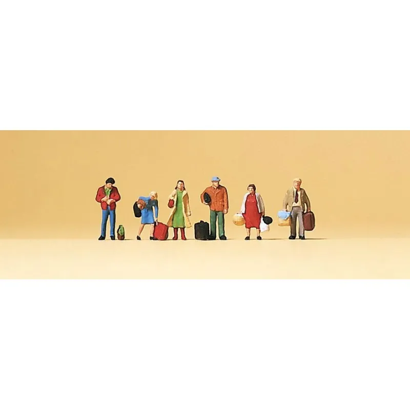 Voyageurs en attente. PREISER 79017