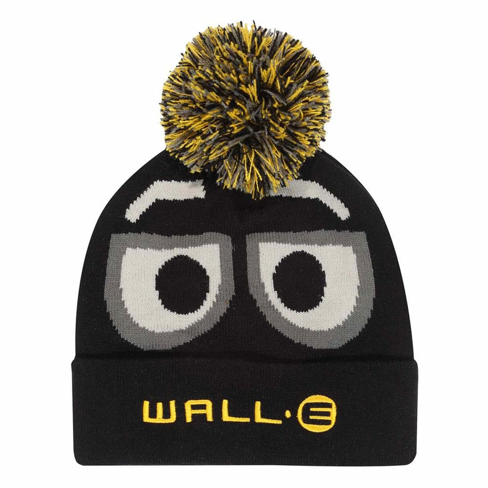 Wall-e bonnet pom-pom wall-e face