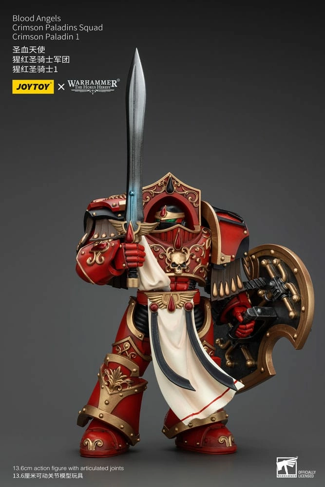 Warhammer the horus heresy figurine 1/18 blood angels crimson paladins squad crimson paladin 1 14 cm
