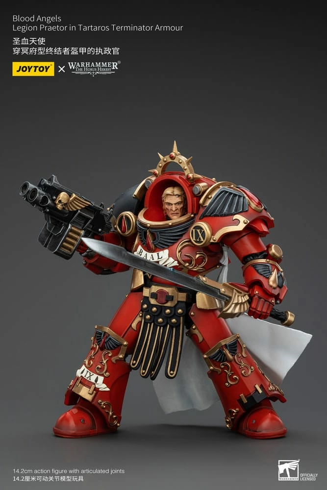 Warhammer the horus heresy figurine 1/18 blood angels legion praetor in tartaros terminator armour 14 cm