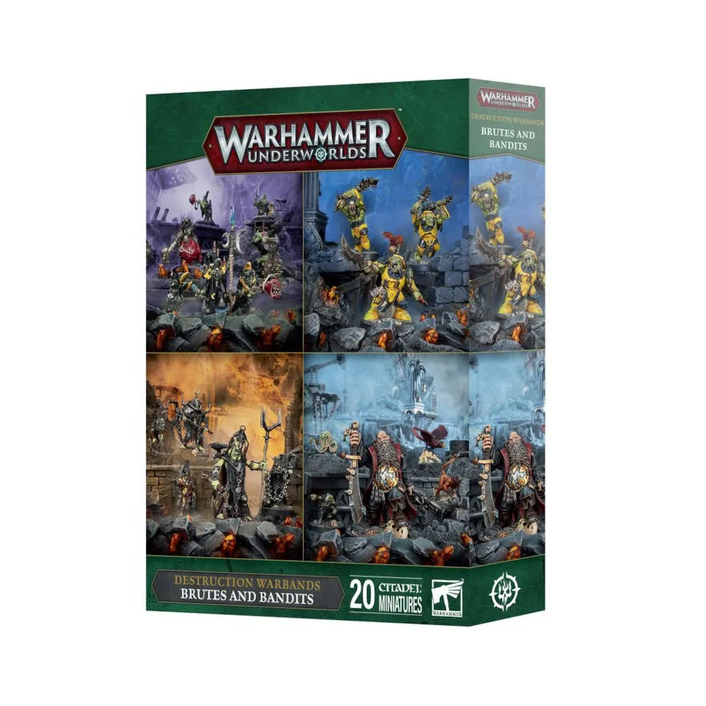 Warhammer Underworlds - Destruction Warbands : Brutes and Bandits