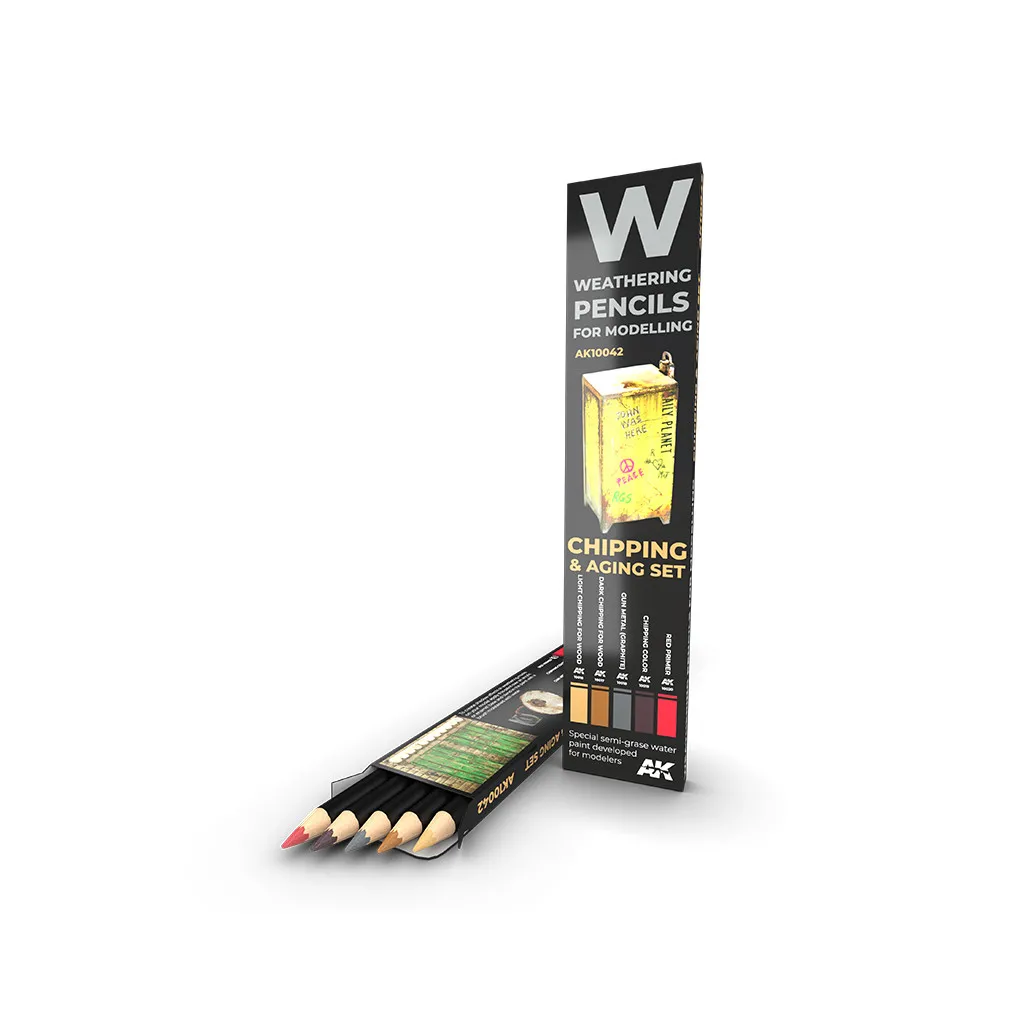 Weathering Pencils - Chipping & Aging Set