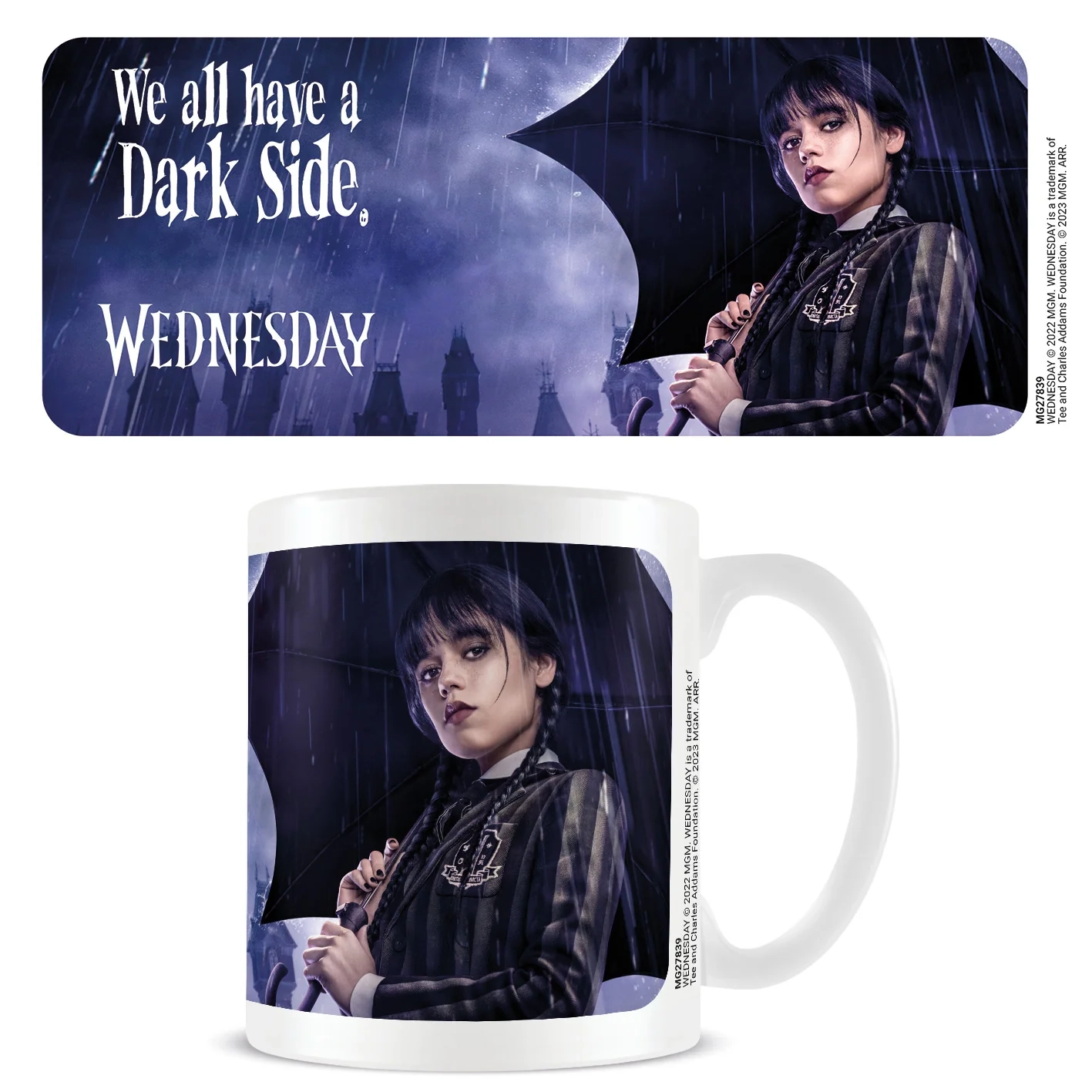 Wednesday mug dark side