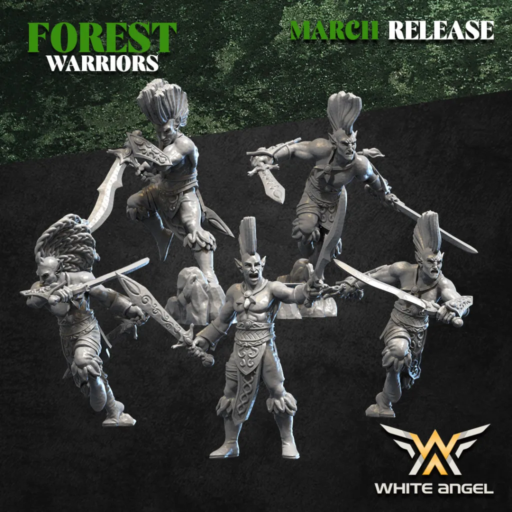 White Angel Miniatures - Forest Warriors - Forest Dancer