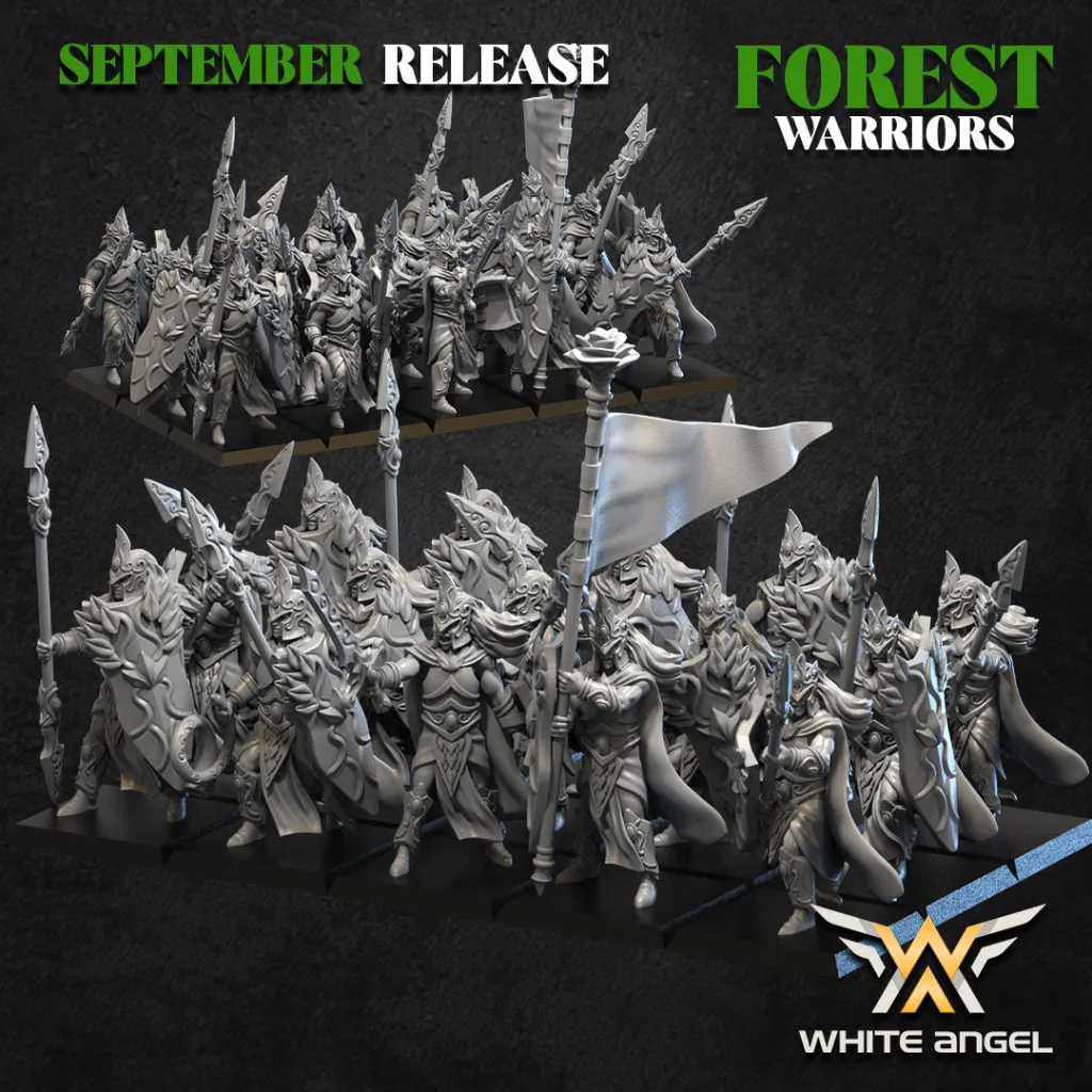 White Angel Miniatures - Forest Warriors - Forest Guard