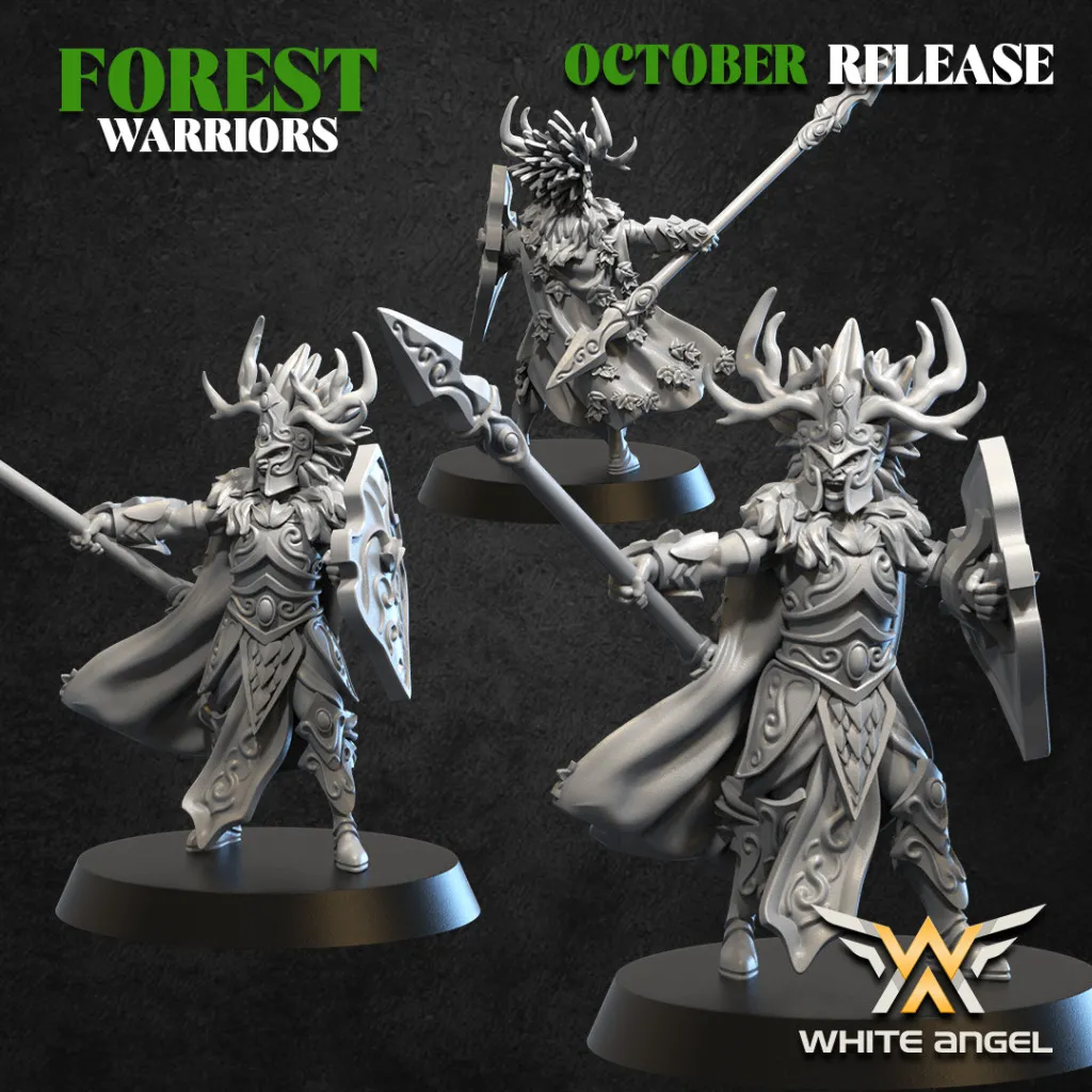 White Angel Miniatures - Forest Warriors - Lord of the Forest
