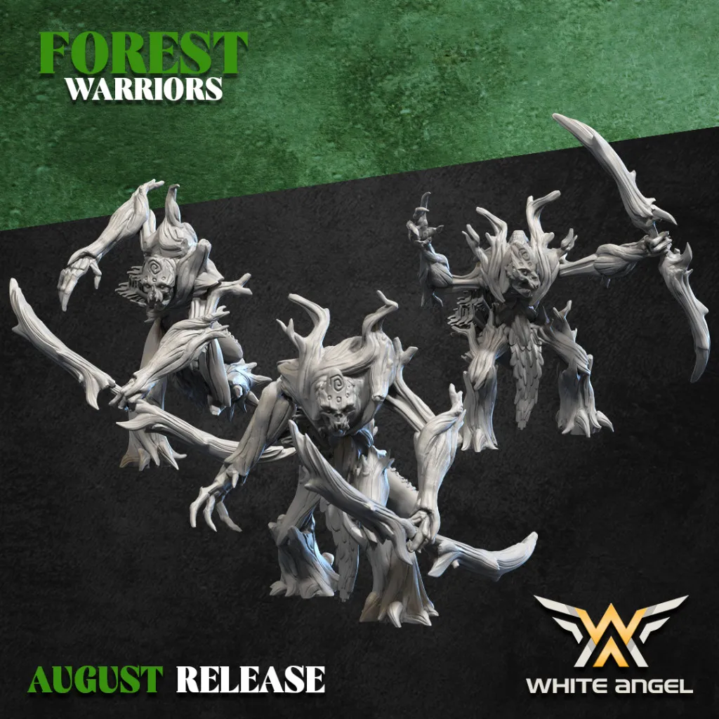 White Angel Miniatures - Forest Warriors - Royal Tree Guard