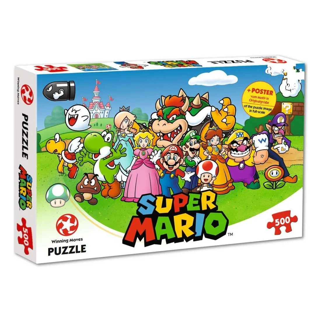 Puzzle 500 pièces Super Mario and Friends