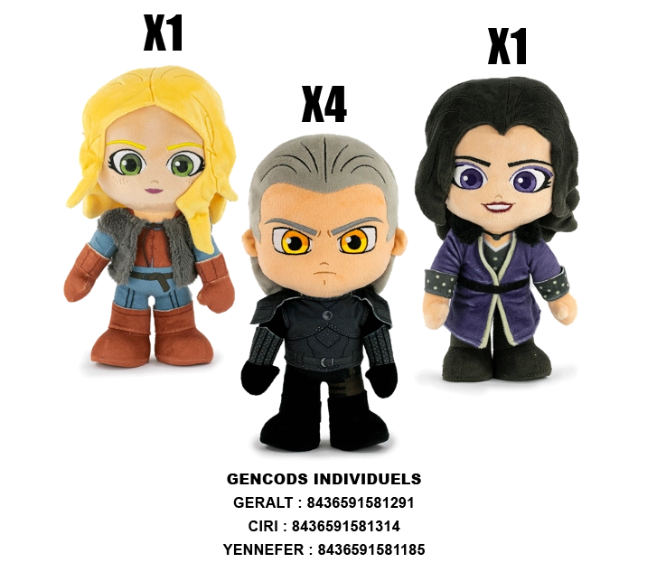 Witcher asst peluche 27cm