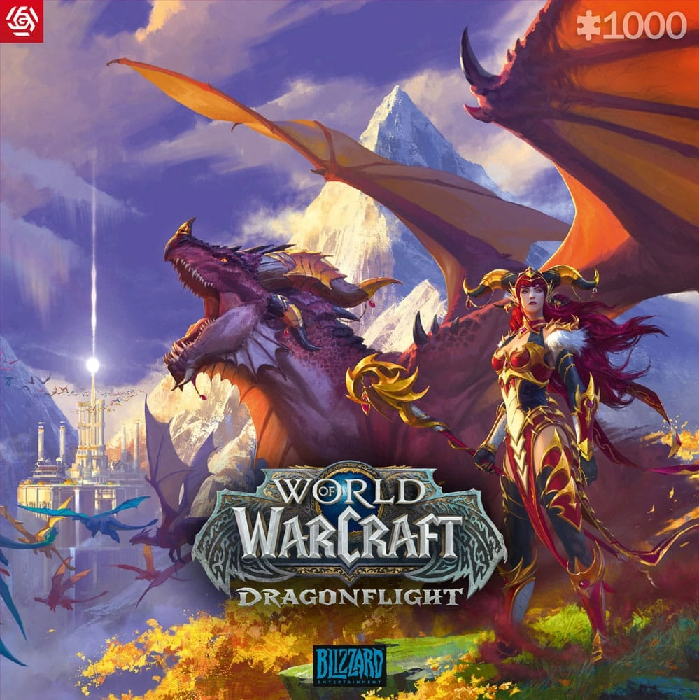 World of warcraft puzzle gaming dragonflight alexstrasza (1000 pièces)