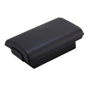 Xbox 360 / xbox 360 slim: cache batterie de manette noir