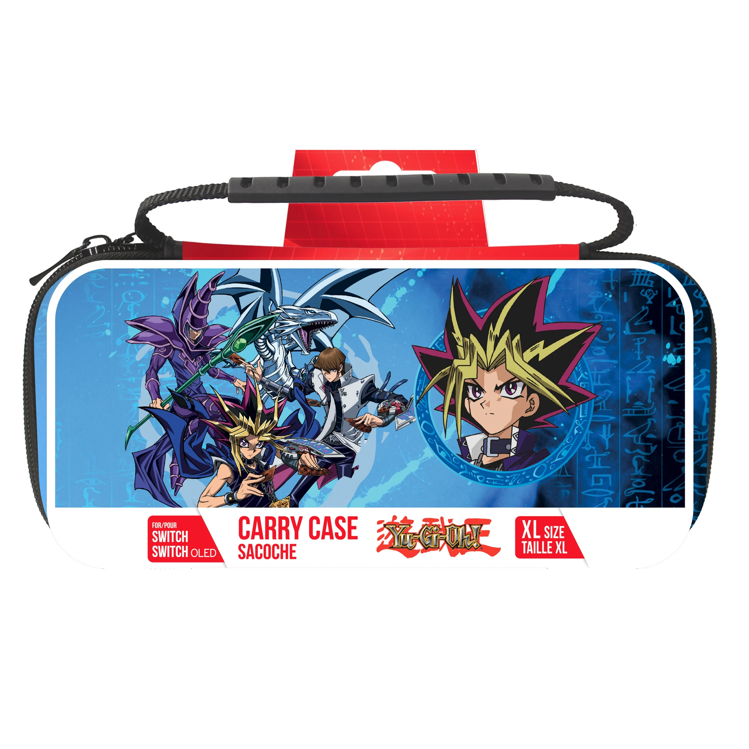 Yu-gi-oh! - sacoche xl switch et oled - bleu - groupe