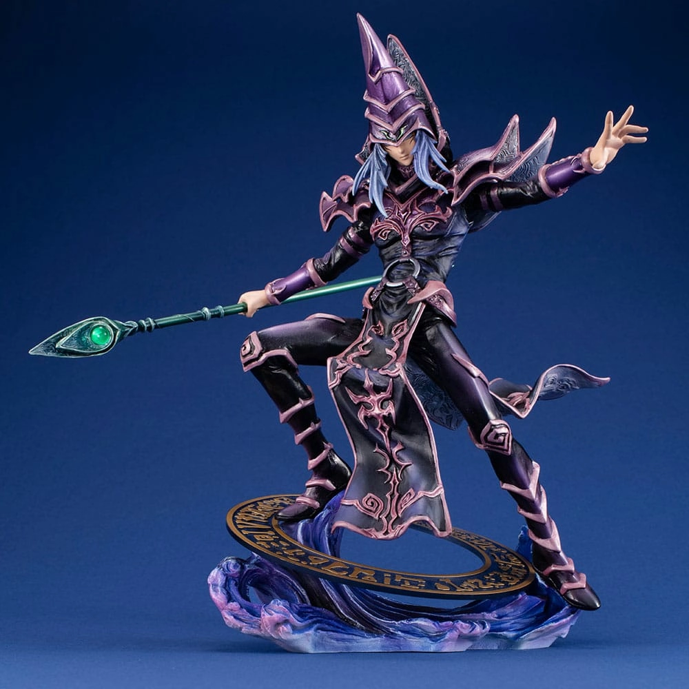 Yu-gi-oh! statuette pvc art works monsters dark magician the fated duel 23 cm