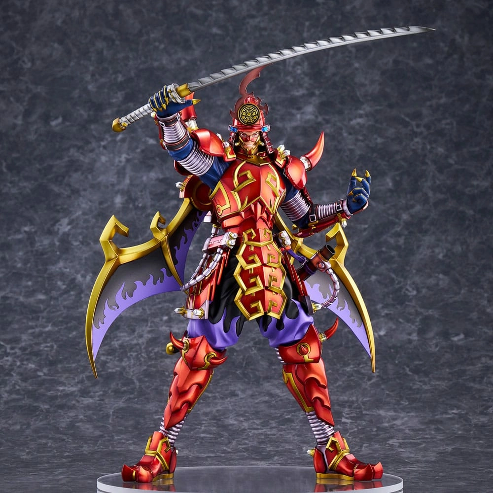 Yu-gi-oh! statuette pvc monster figure collection legendary six samurai shi en 35 cm