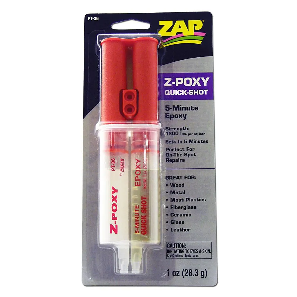 Z-POXY 5 MIN 28.3g SERINGUE - ZAP - PT-36