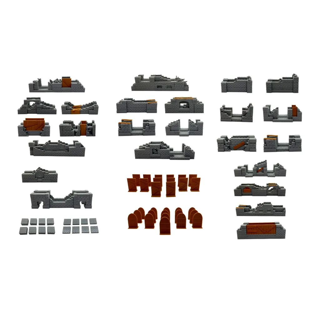 Zombicide Black Plague Green Horde - Set Complet Portes et Murs